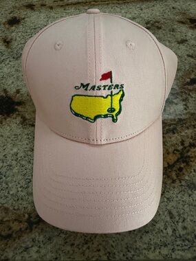 Masters Embroidered Pink Golf Hat